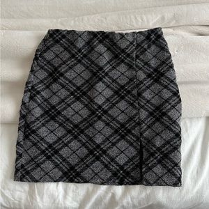 Gray plaid mini skirt - Windsor Medium